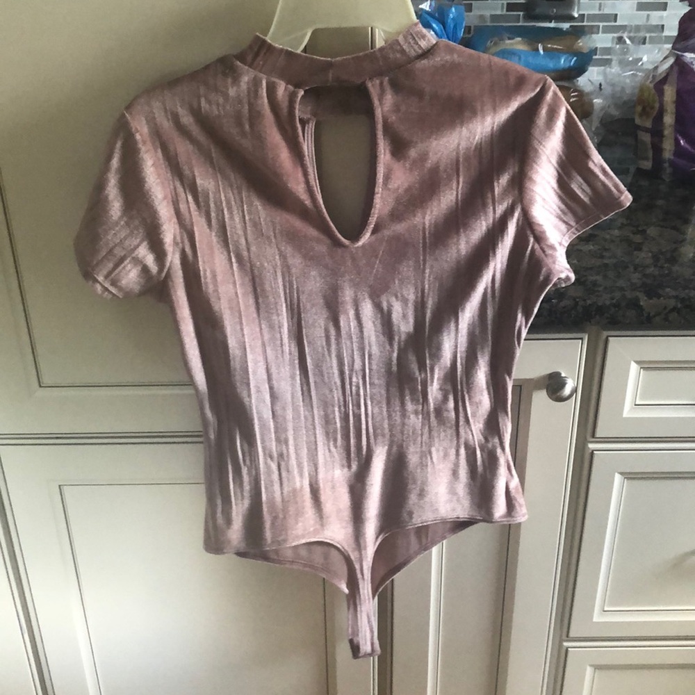 plush velvet body suit